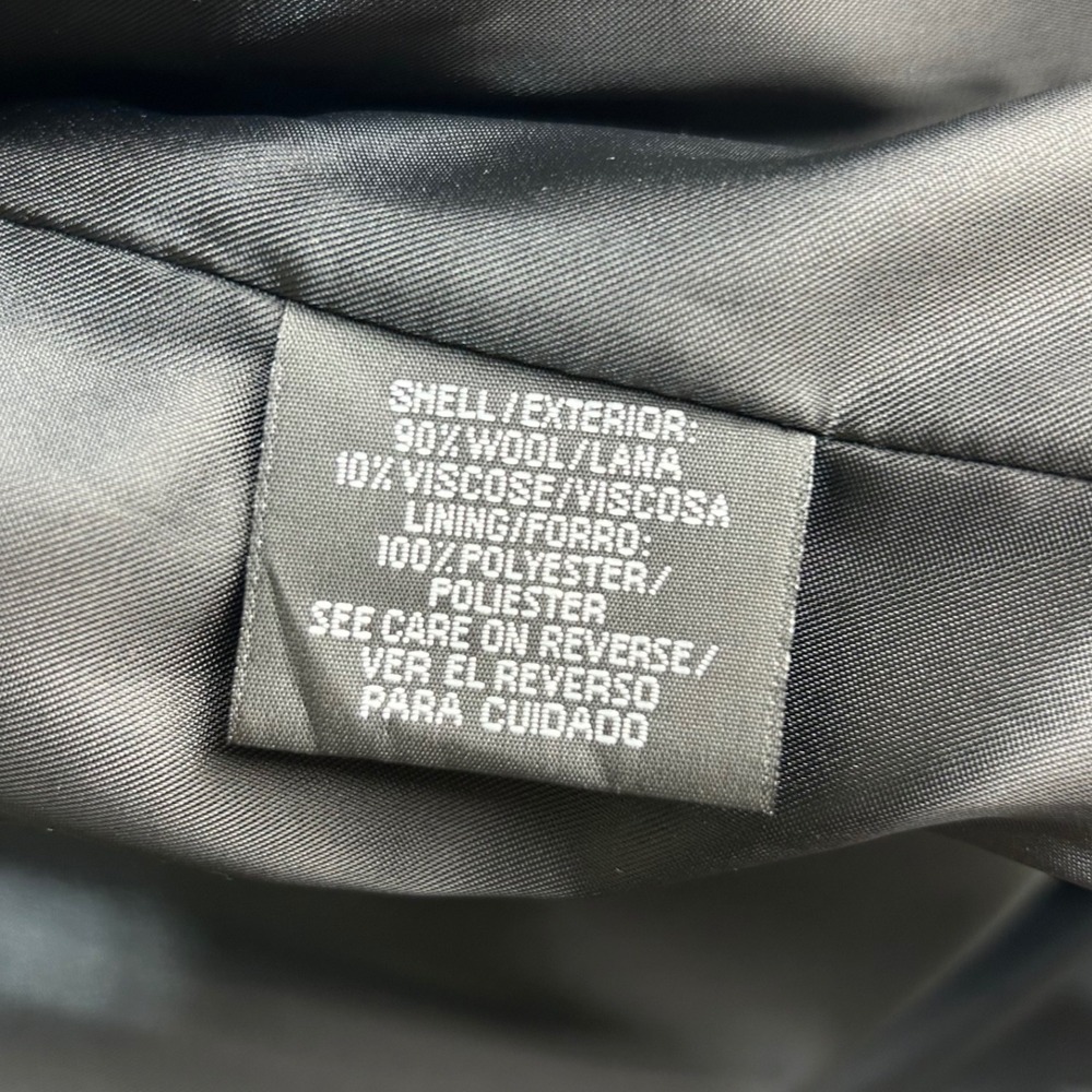 Braetan Women's Charcoal Grey Wool Blend‎ Hooded Zip Front Coat Size Medium - Picture 6 of 11